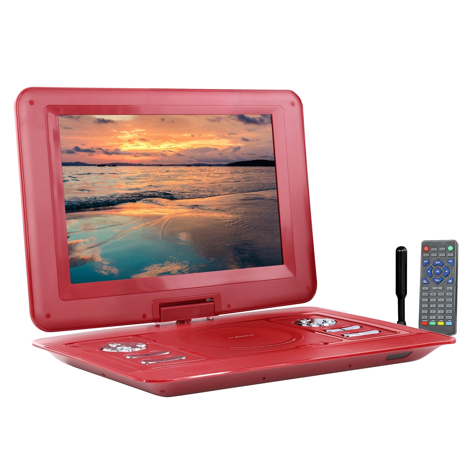 Trexonic 15.4 Inch Portable TV+ DVD Player with Swivel TFT-LCD Screen and USB,SD,AV,HDMI Inputs LuxuryLifeWay Online Store