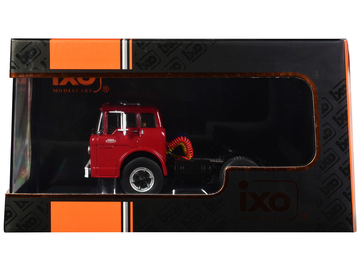 1967 Ford C-600 Truck Tractor Red 1/43 Diecast Model by IXO Models LuxuryLifeWay Online Store