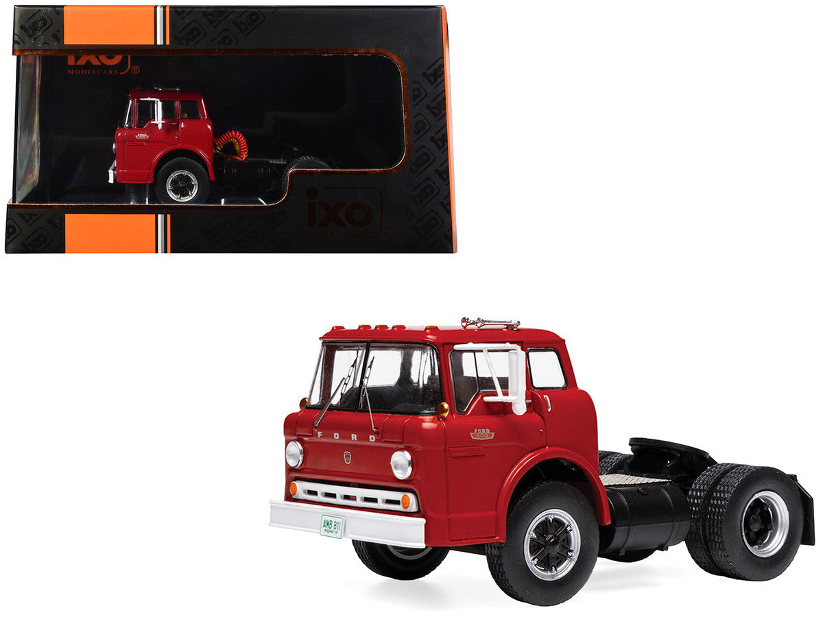 1967 Ford C-600 Truck Tractor Red 1/43 Diecast Model by IXO Models LuxuryLifeWay Online Store