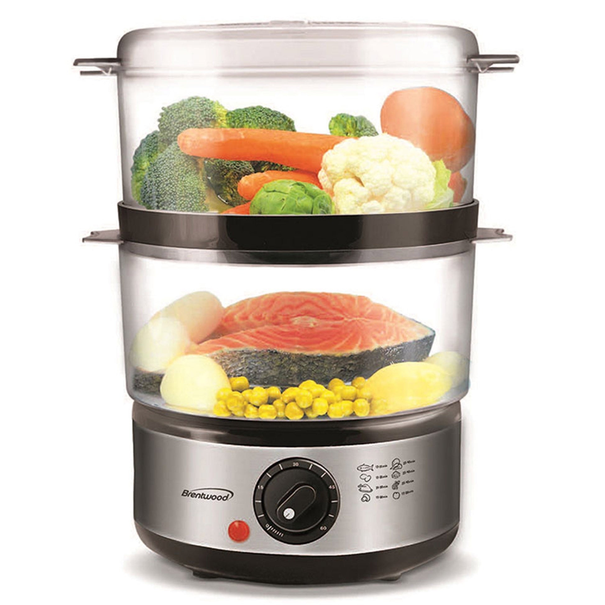 Brentwood 2 Tier Food Steamer LuxuryLifeWay Online Store