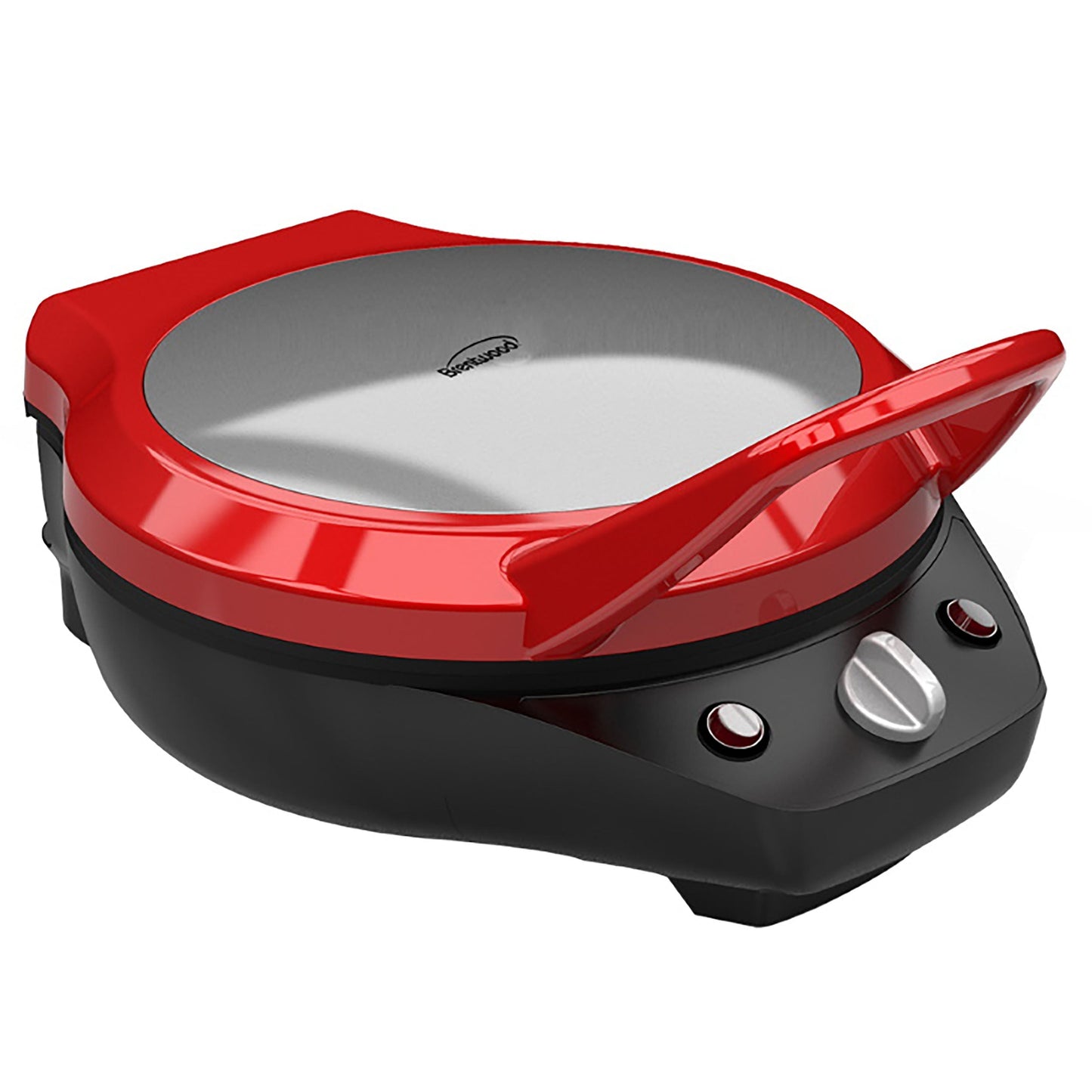 Brentwood 1200 Watt 12 Inch Non Stick Pizza Maker and Grill in Red LuxuryLifeWay Online Store