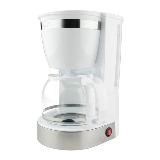 Brentwood 10 Cup 800 Watt Coffee Maker in White LuxuryLifeWay Online Store