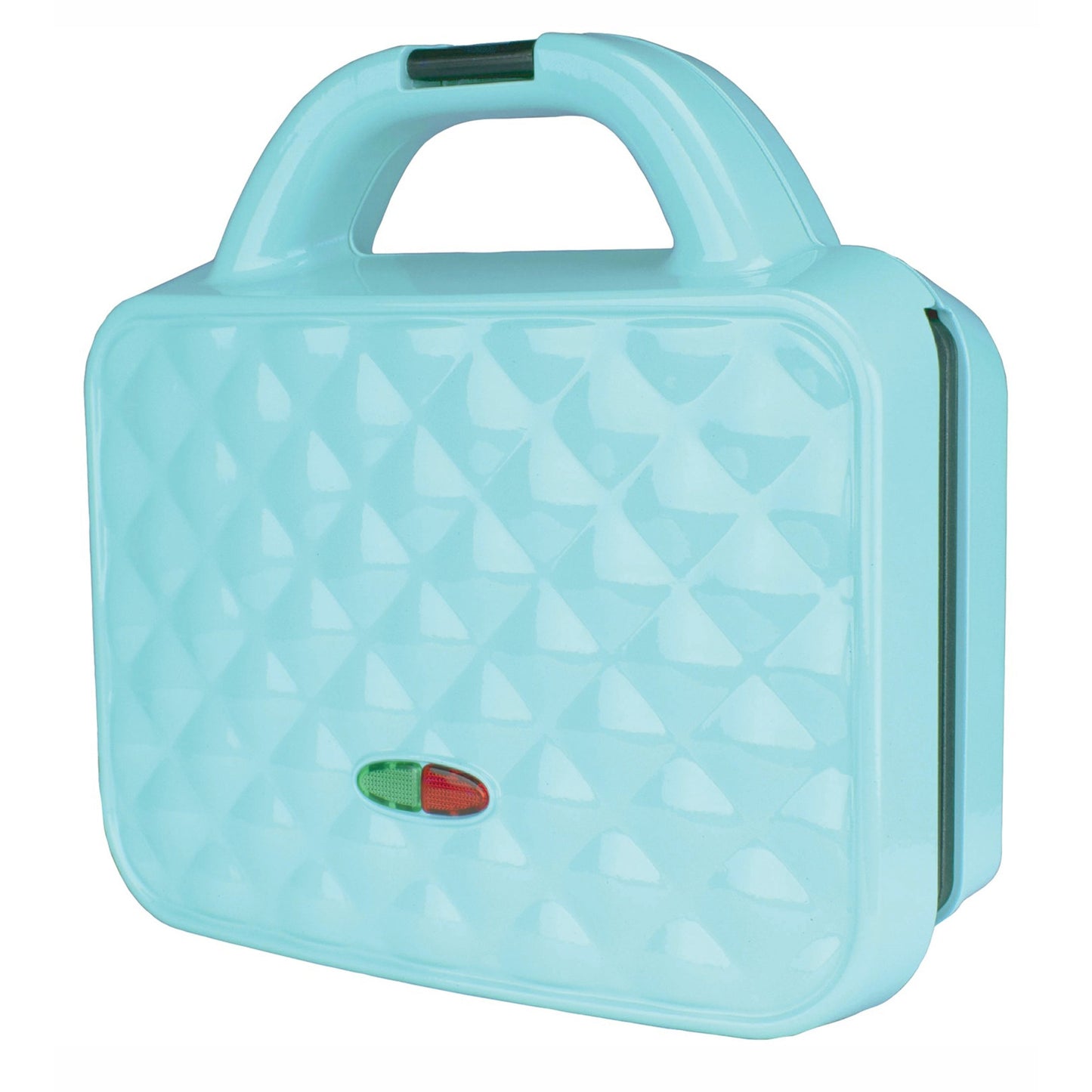 Brentwood Couture Purse Non-Stick Dual Waffle Maker in Blue with Indicator Lights LuxuryLifeWay Online Store