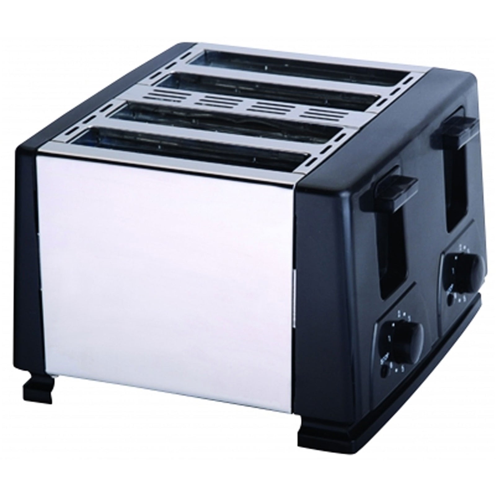 Brentwood 1300W 4 Slice Toaster in Black and Silver LuxuryLifeWay Online Store