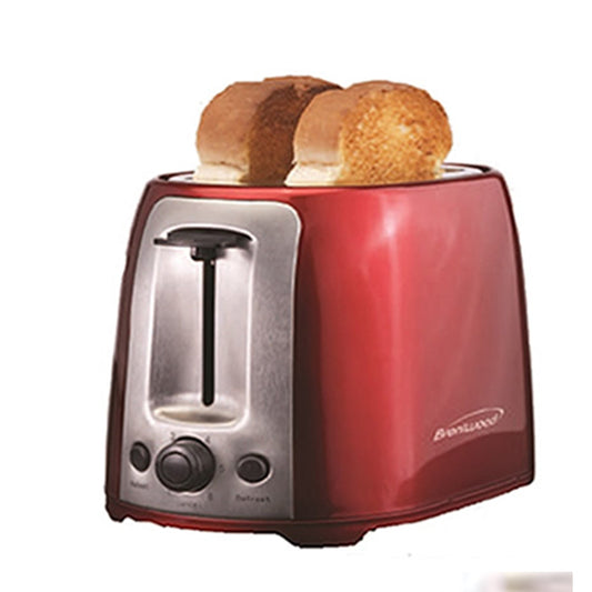 Brentwood 2 Slice Cool Touch Toaster in Red and Stainless Steel LuxuryLifeWay Online Store