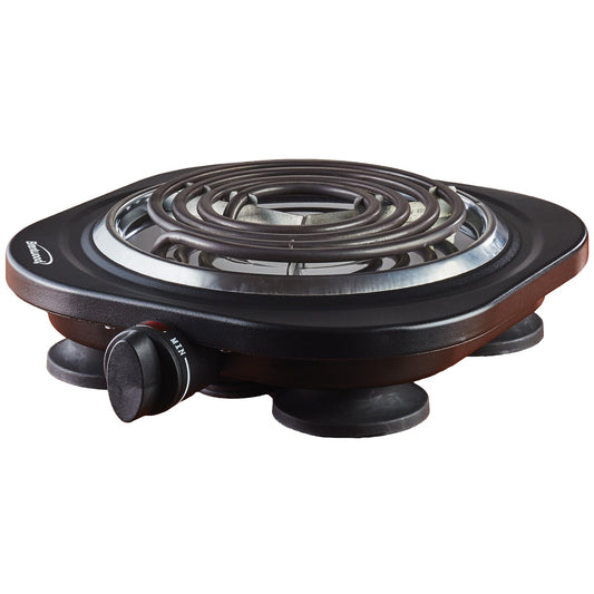Brentwood TS-321BK 1000 Watt Single Electric Burner in Black LuxuryLifeWay Online Store