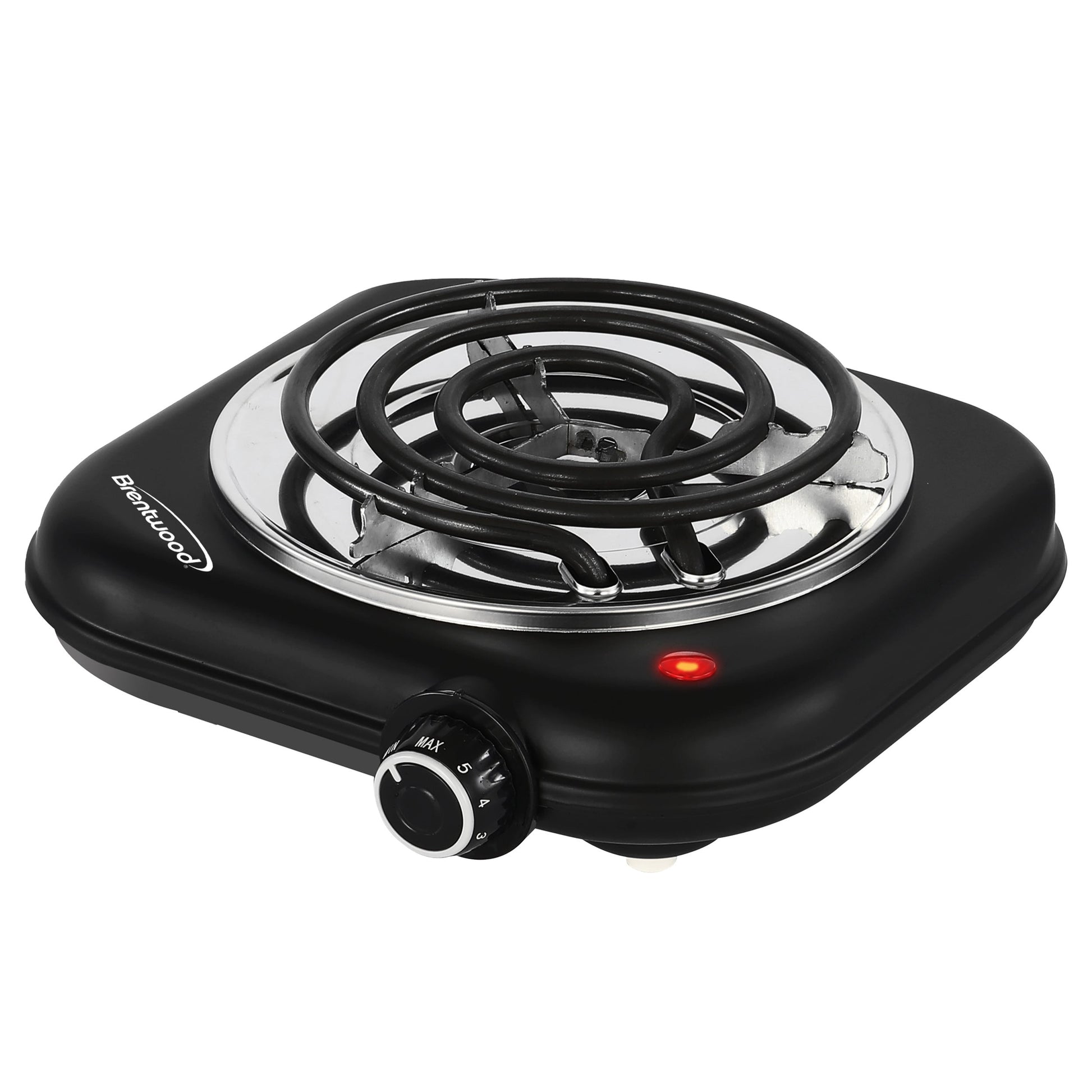 Brentwood 1100w Countertop Single Coiled Electric Burner in Black LuxuryLifeWay Online Store
