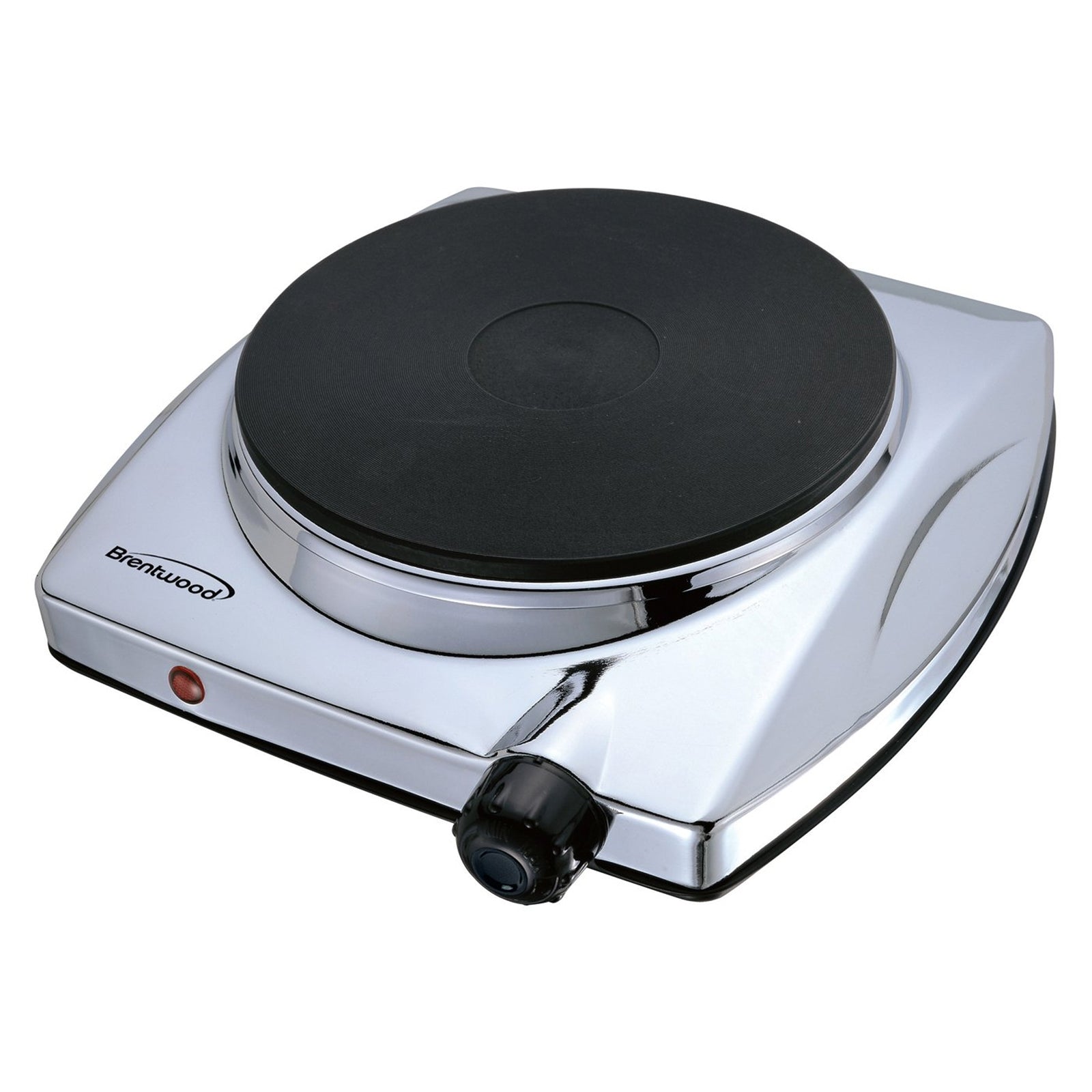 Brentwood Electric 1000W Single Hotplate in Chrome LuxuryLifeWay Online Store