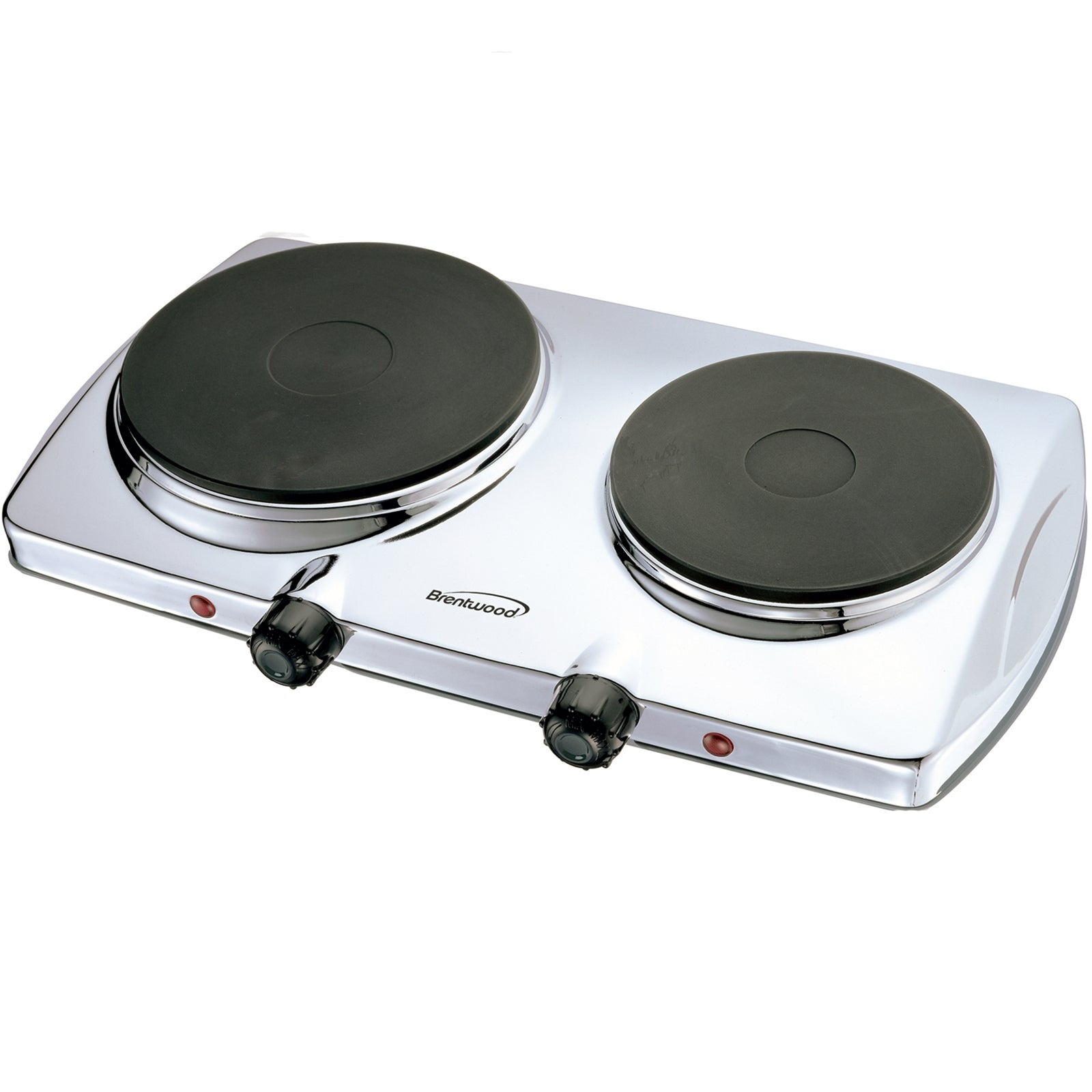 Brentwood Electric 1440W Double Hotplate in Chrome LuxuryLifeWay Online Store
