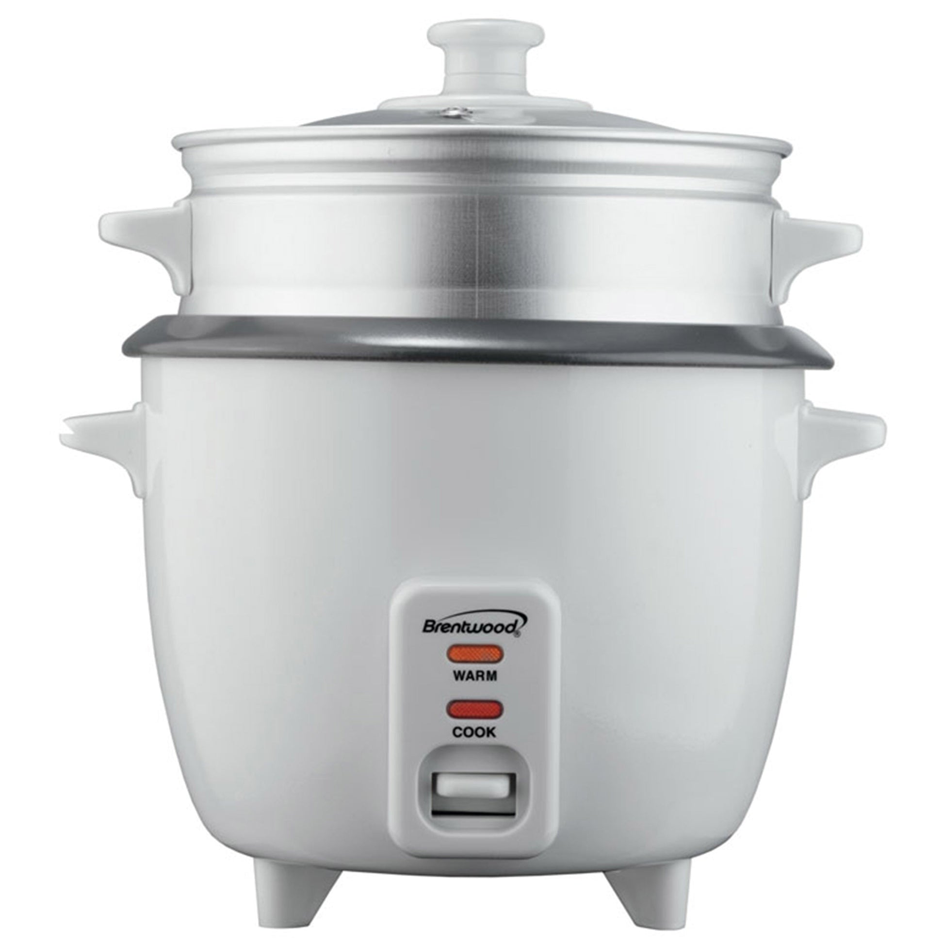 Brentwood 10 Cup Rice Cooker / Non-Stick with Steamer in White LuxuryLifeWay Online Store