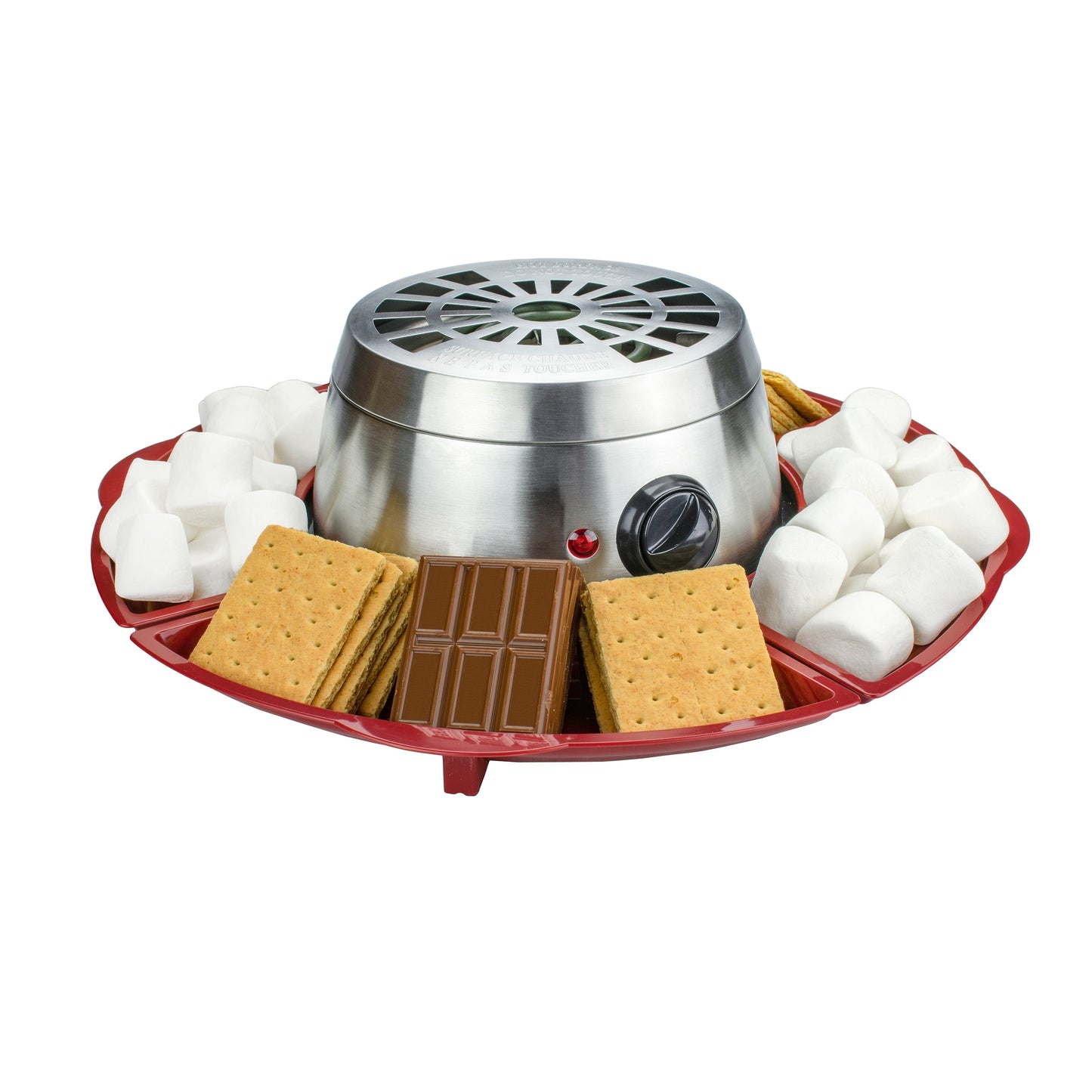 Brentwood TS-603 Indoor Electric Stainless Steel 8 Piece Smores Maker Set LuxuryLifeWay Online Store