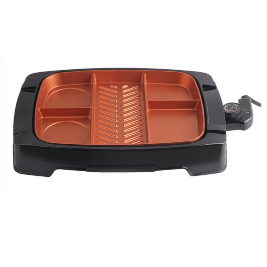 Brentwood Multi-Portion Electric Indoor Grill with Non-Stick Copper Coating LuxuryLifeWay Online Store
