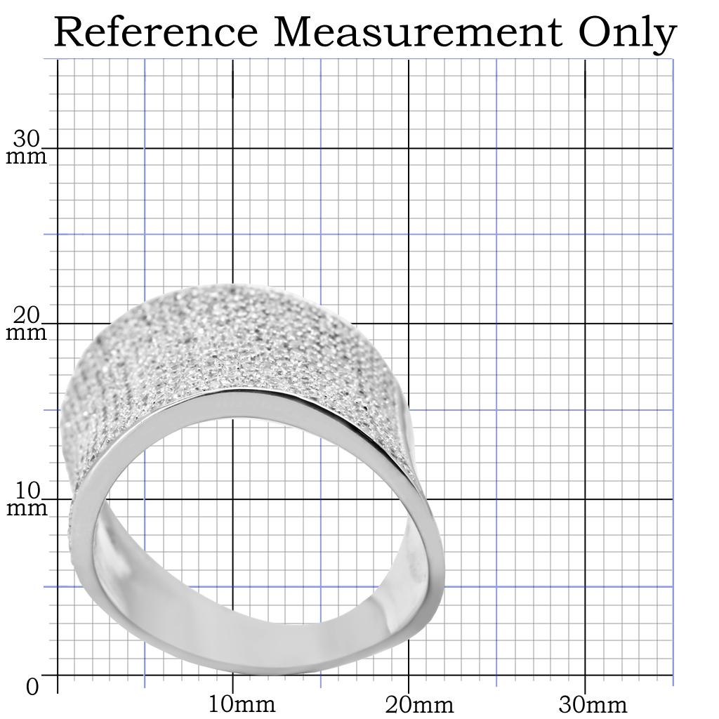 TS027 - Rhodium 925 Sterling Silver Ring with AAA Grade CZ  in Clear LuxuryLifeWay Online Store