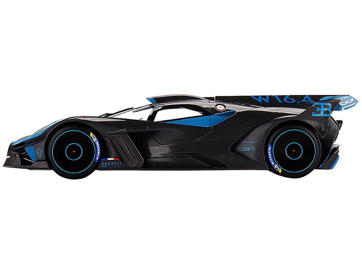 Bugatti Bolide Presentation Version Blue and Black 1/18 Model Car by Top Speed LuxuryLifeWay Online Store