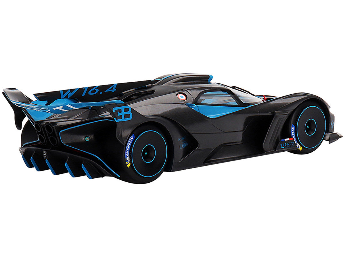 Bugatti Bolide Presentation Version Blue and Black 1/18 Model Car by Top Speed LuxuryLifeWay Online Store