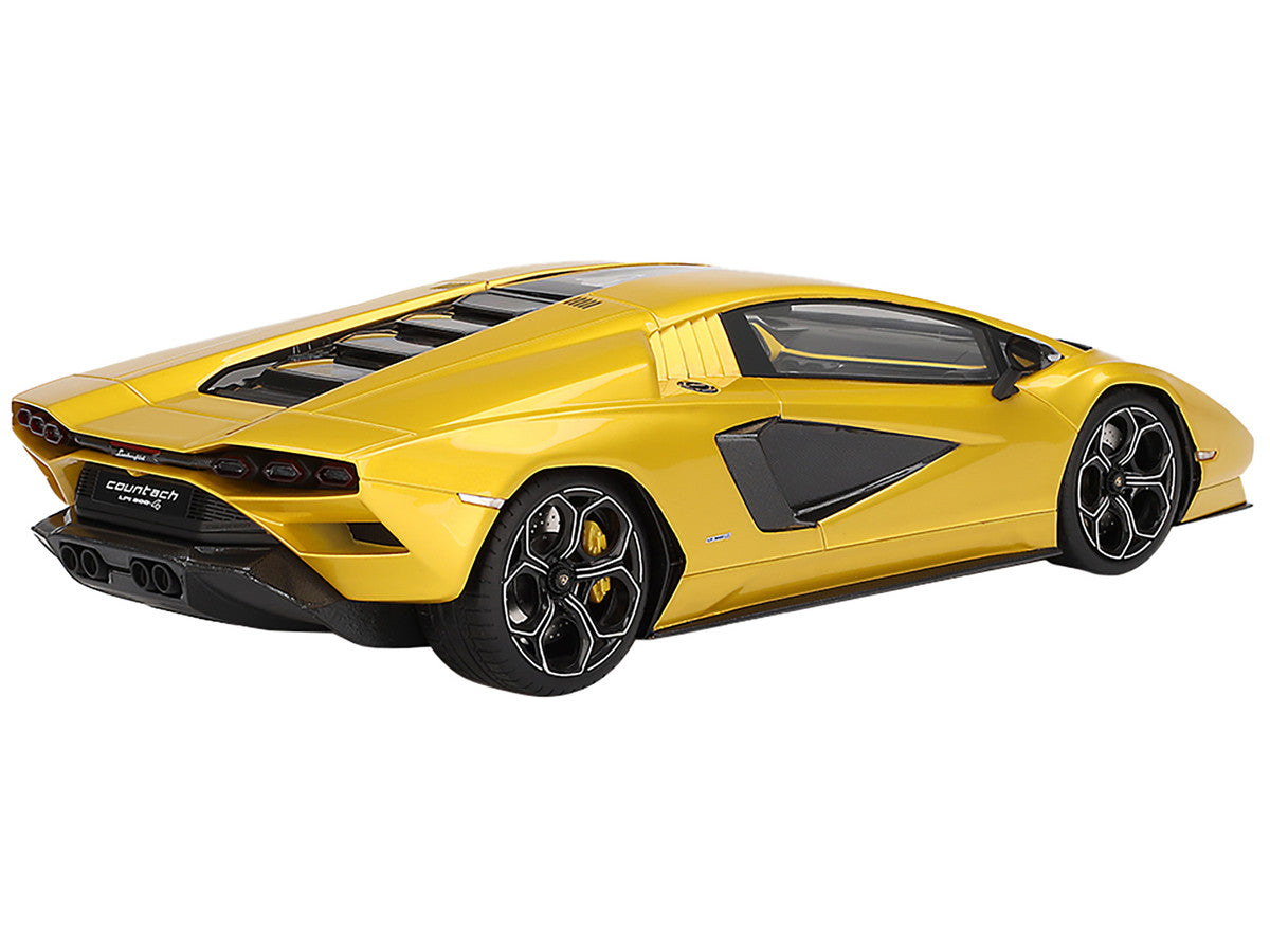 Lamborghini Countach LPI 800-4 New Giallo Orion Gold Metallic 1/18 Model Car by Top Speed LuxuryLifeWay Online Store