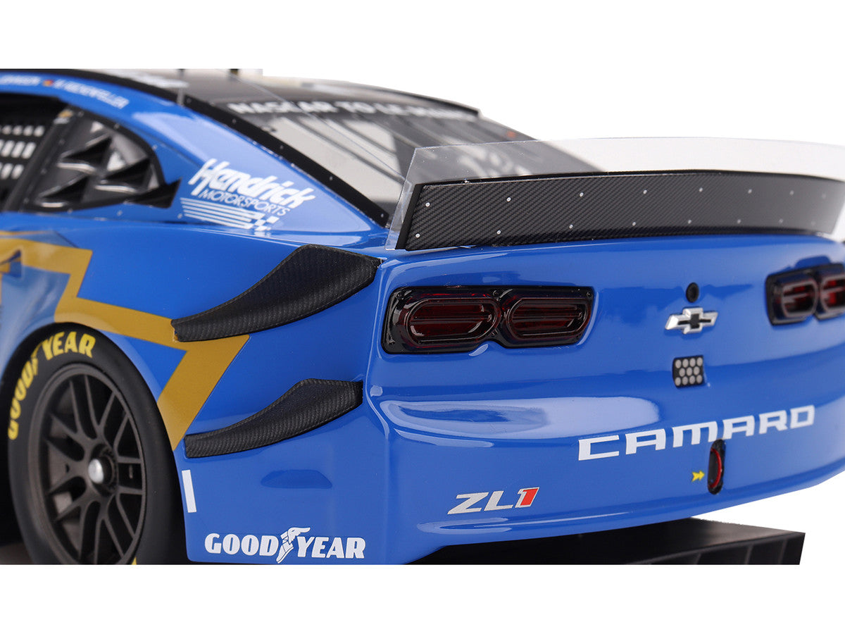 Chevrolet Camaro ZL1 #24 Jenson Button - Jimmie Johnson - Mike Rockenfeller "Hendrick Motorsports - NASCAR Next Gen Garage 56" Innovative "24 Hours of Le Mans" (2023) 1/18 Model Car by Top Speed LuxuryLifeWay Online Store
