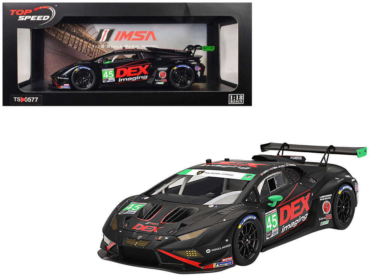 Lamborghini Huracan GT3 EVO2 #45 Graham Doyle - Danny Formal - Ashton Harrison - Kyle Marcelli "Wayne Taylor Racing with Andretti" "24 Hours of Daytona" (2024) 1/18 Model Car by Top Speed LuxuryLifeWay Online Store