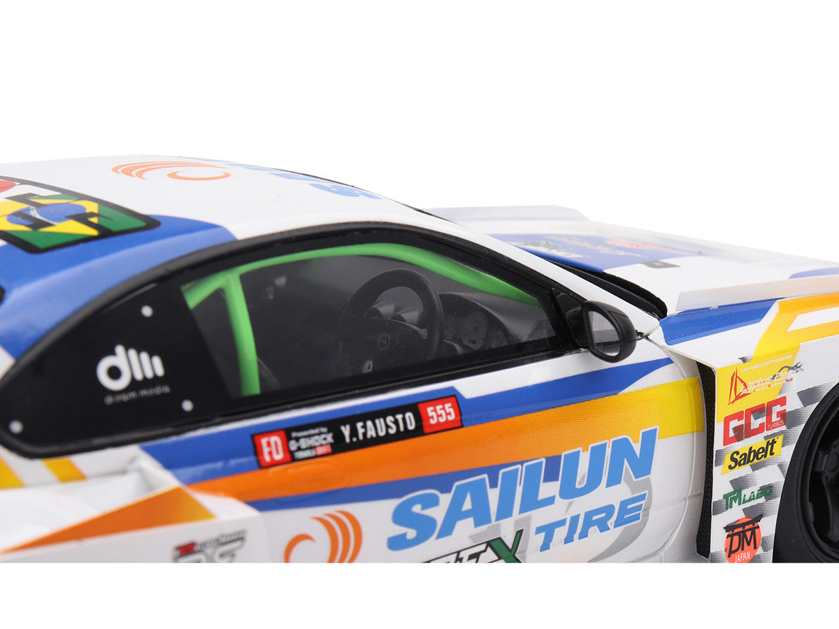Nissan LB-Super Silhouette S15 SILVIA #555 Yukio Fausto "Formula Drift Japan" (2023) 1/18 Model Car by Top Speed LuxuryLifeWay Online Store