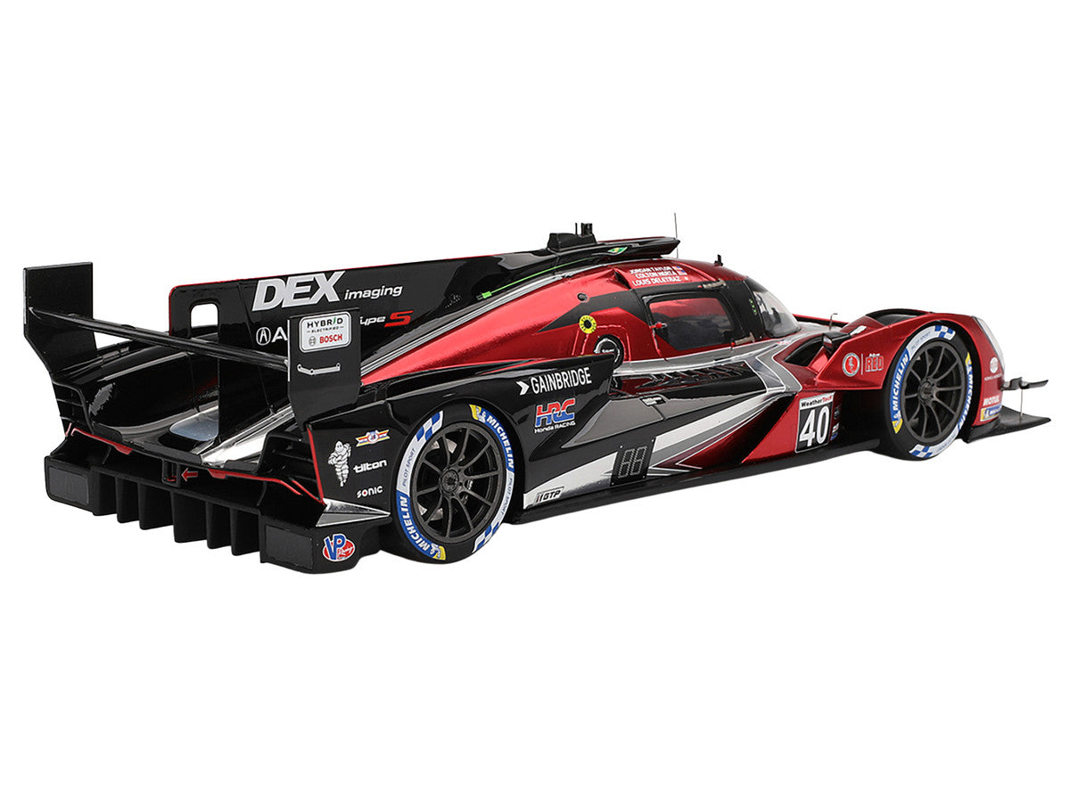 Acura ARX-06 GTP #40 Louis Deletraz - Colton Herta - Jordan Taylor "Wayne Taylor Racing with Andretti" Winner "12 Hours of Sebring" (2024) 1/18 Model Car by Top Speed LuxuryLifeWay Online Store