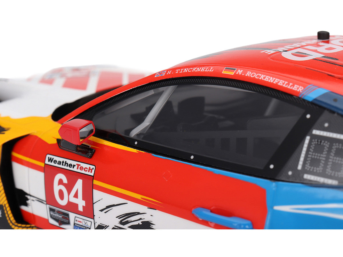 Ford Mustang GT3 #64 Mike Rockenfeller - Harry Tincknell "Ford Multimatic Motorsports" "Motul Course de Monterey - Laguna Seca" (2024) 1/18 Model Car by Top Speed LuxuryLifeWay Online Store