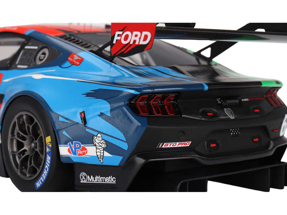 Ford Mustang GT3 #65 Joey Hand - Dirk Muller "Ford Multimatic Motorsports" "Motul Course de Monterey - Laguna Seca" (2024) 1/18 Model Car by Top Speed LuxuryLifeWay Online Store