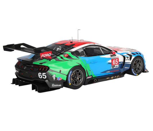 Ford Mustang GT3 #65 Joey Hand - Dirk Muller "Ford Multimatic Motorsports" "Motul Course de Monterey - Laguna Seca" (2024) 1/18 Model Car by Top Speed LuxuryLifeWay Online Store