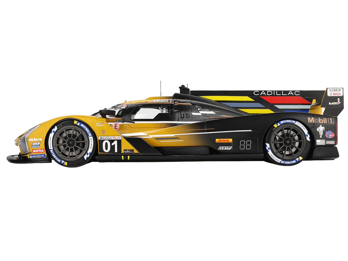 Cadillac V-Series.R #01 Sebastien Bourdais - Scott Dixon - Renger van der Zande "Cadillac Racing" 2nd Place "12 Hours of Sebring" (2024) 1/18 Model Car by Top Speed LuxuryLifeWay Online Store