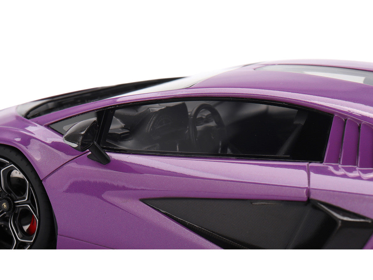 Lamborghini Countach LPI 800-4 Viola 30th Purple Metallic 1/18 Model Car by Top Speed LuxuryLifeWay Online Store
