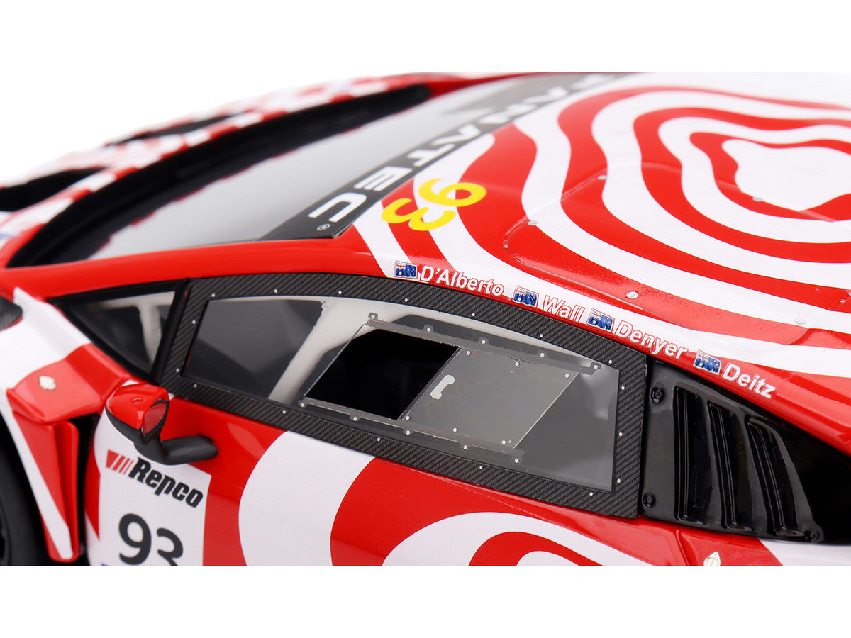 Lamborghini Huracan GT3 EVO2 #93 Tony D'Alberto - Adrian Deitz - Grant Denyer - David Wall "Wall Racing" "Bathurst 12 Hour" (2024) 1/18 Model Car by Top Speed LuxuryLifeWay Online Store