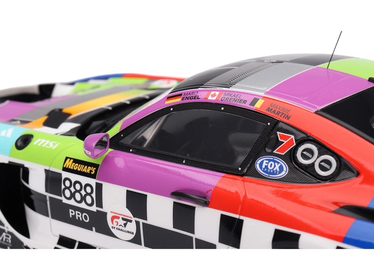 Mercedes-AMG GT3 #888 Maro Engel - Mikael Grenier - Maxime Martin "Mercedes-AMG Team GMR" Meguiar's "Bathurst 12 Hour" (2025) 1/18 Model Car by Top Speed LuxuryLifeWay Online Store