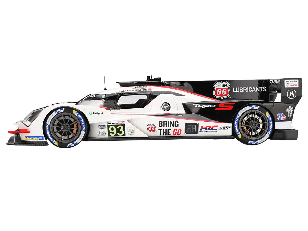 Acura ARX-06 GTP #93 Kakunoshin Ohta - Alex Palou - Renger van der Zande - Nick Yelloly "Acura Meyer Shank Racing with Curb-Agajanian" "24 Hours of Daytona" (2025) 1/18 Model Car by Top Speed LuxuryLifeWay Online Store