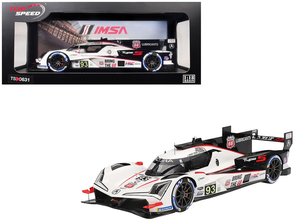 Acura ARX-06 GTP #93 Kakunoshin Ohta - Alex Palou - Renger van der Zande - Nick Yelloly "Acura Meyer Shank Racing with Curb-Agajanian" "24 Hours of Daytona" (2025) 1/18 Model Car by Top Speed LuxuryLifeWay Online Store