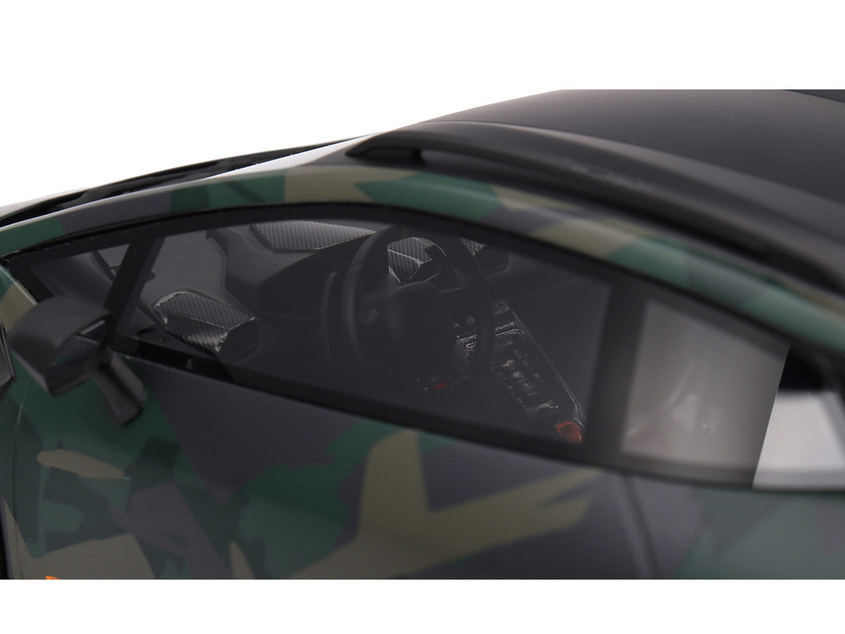 Lamborghini Huracan Sterrato All-Terrain "BOSCO" Green Camouflage 1/18 Model Car by Top Speed LuxuryLifeWay Online Store