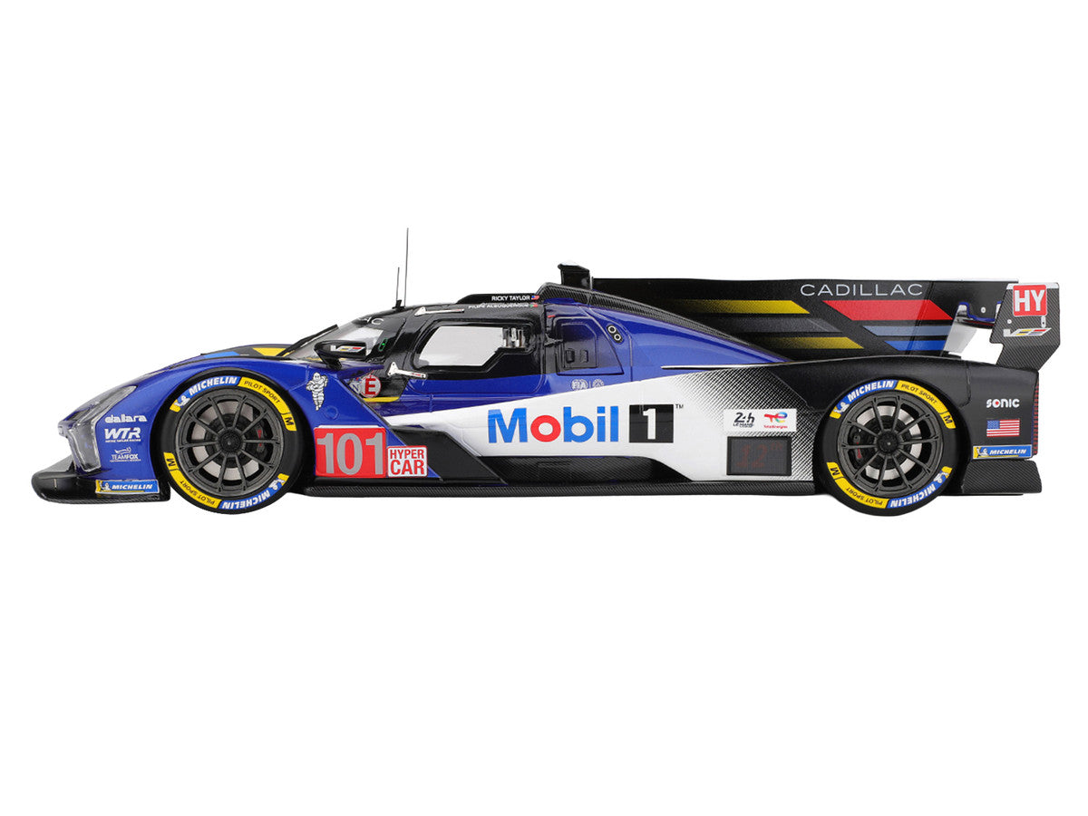 Cadillac V-Series.R #101 Filipe Albuquerque - Jordan Taylor - Ricky Taylor "Cadillac Wayne Taylor Racing" FIA WEC "24 Hours of Le Mans" (2025) 1/18 Model Car by Top Speed LuxuryLifeWay Online Store