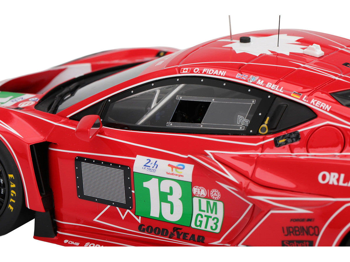 Chevrolet Corvette Z06 GT3.R #13 Matt Bell - Orey Fidani - Lars Kern "AWA Racing" "24 Hours of Le Mans" (2025) 1/18 Model Car by Top Speed LuxuryLifeWay Online Store