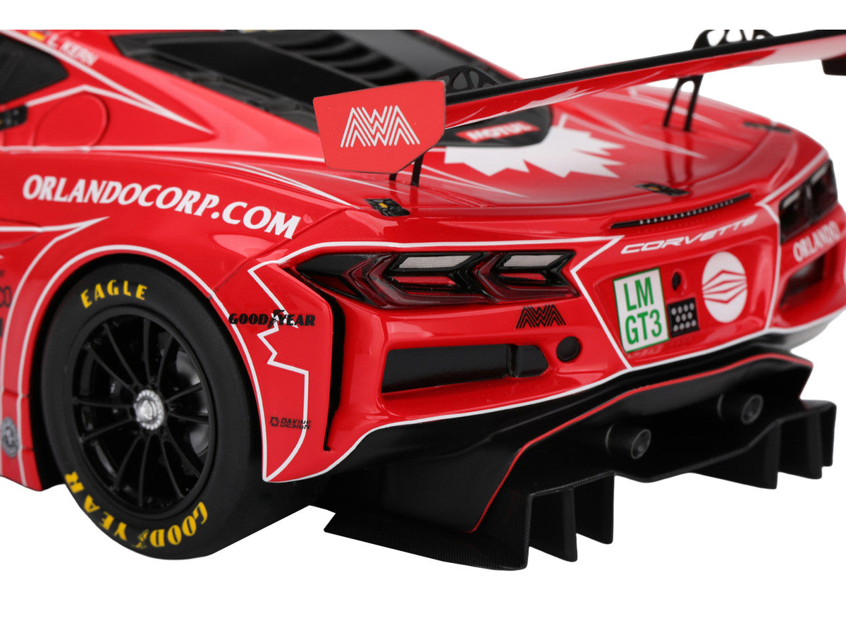 Chevrolet Corvette Z06 GT3.R #13 Matt Bell - Orey Fidani - Lars Kern "AWA Racing" "24 Hours of Le Mans" (2025) 1/18 Model Car by Top Speed LuxuryLifeWay Online Store