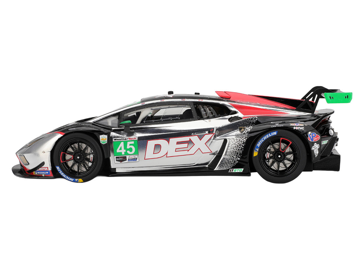 Lamborghini Huracan GT3 EVO2 #45 Graham Doyle - Danny Formal - Trent Hindman - Kyle Marcelli "Wayne Taylor Racing" IMSA "24 Hours of Daytona" (2025) 1/18 Model Car by Top Speed LuxuryLifeWay Online Store
