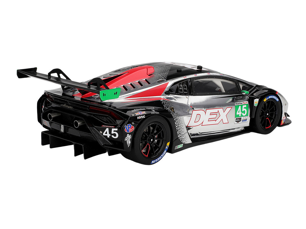 Lamborghini Huracan GT3 EVO2 #45 Graham Doyle - Danny Formal - Trent Hindman - Kyle Marcelli "Wayne Taylor Racing" IMSA "24 Hours of Daytona" (2025) 1/18 Model Car by Top Speed LuxuryLifeWay Online Store