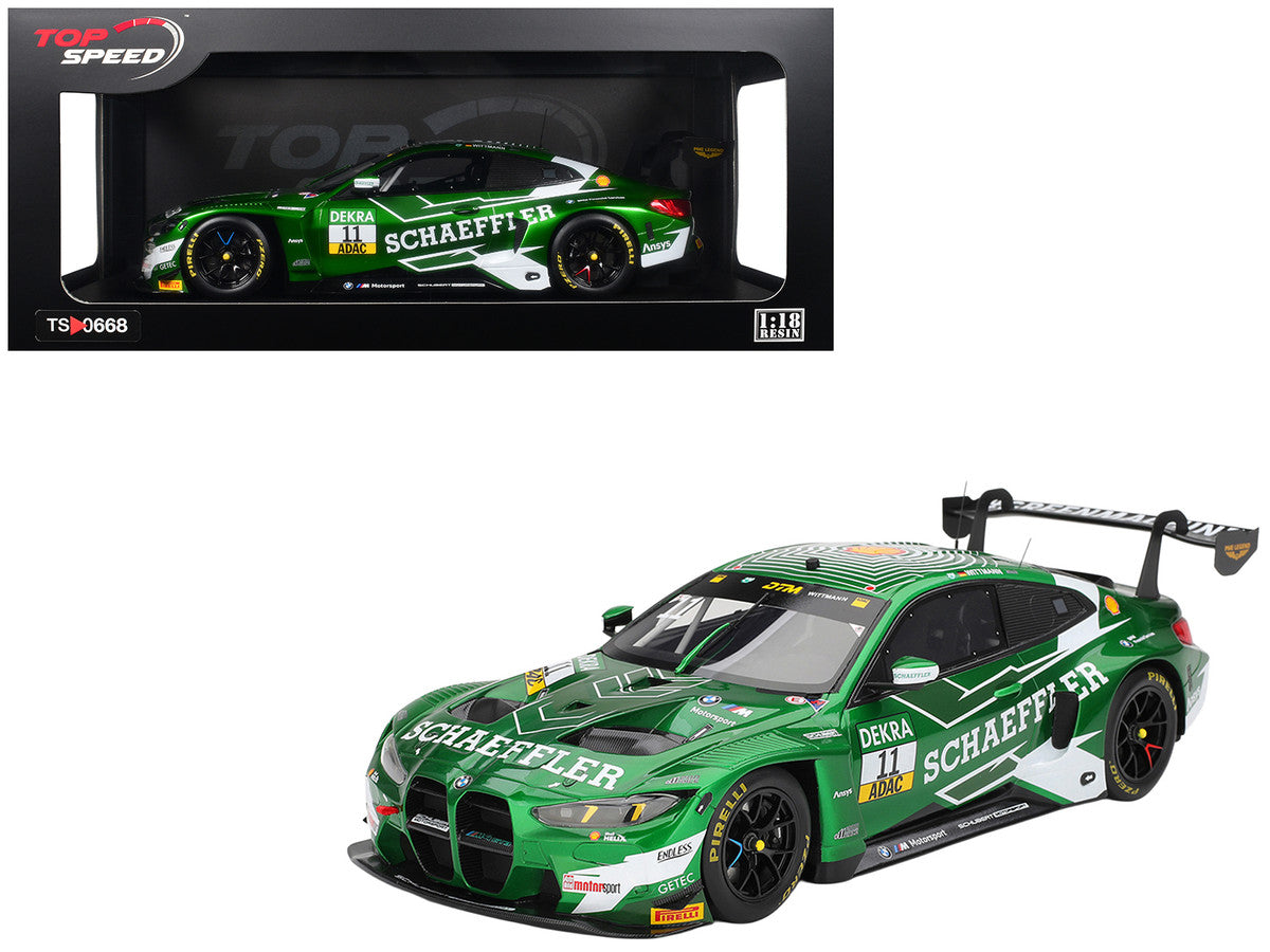 BMW M4 GT3 EVO #11 Marco Wittmann 200th DTM Race "Schubert Motorsport" "Deutsche Tourenwagen Masters - Zandvoort" (2025) 1/18 Model Car by Top Speed LuxuryLifeWay Online Store