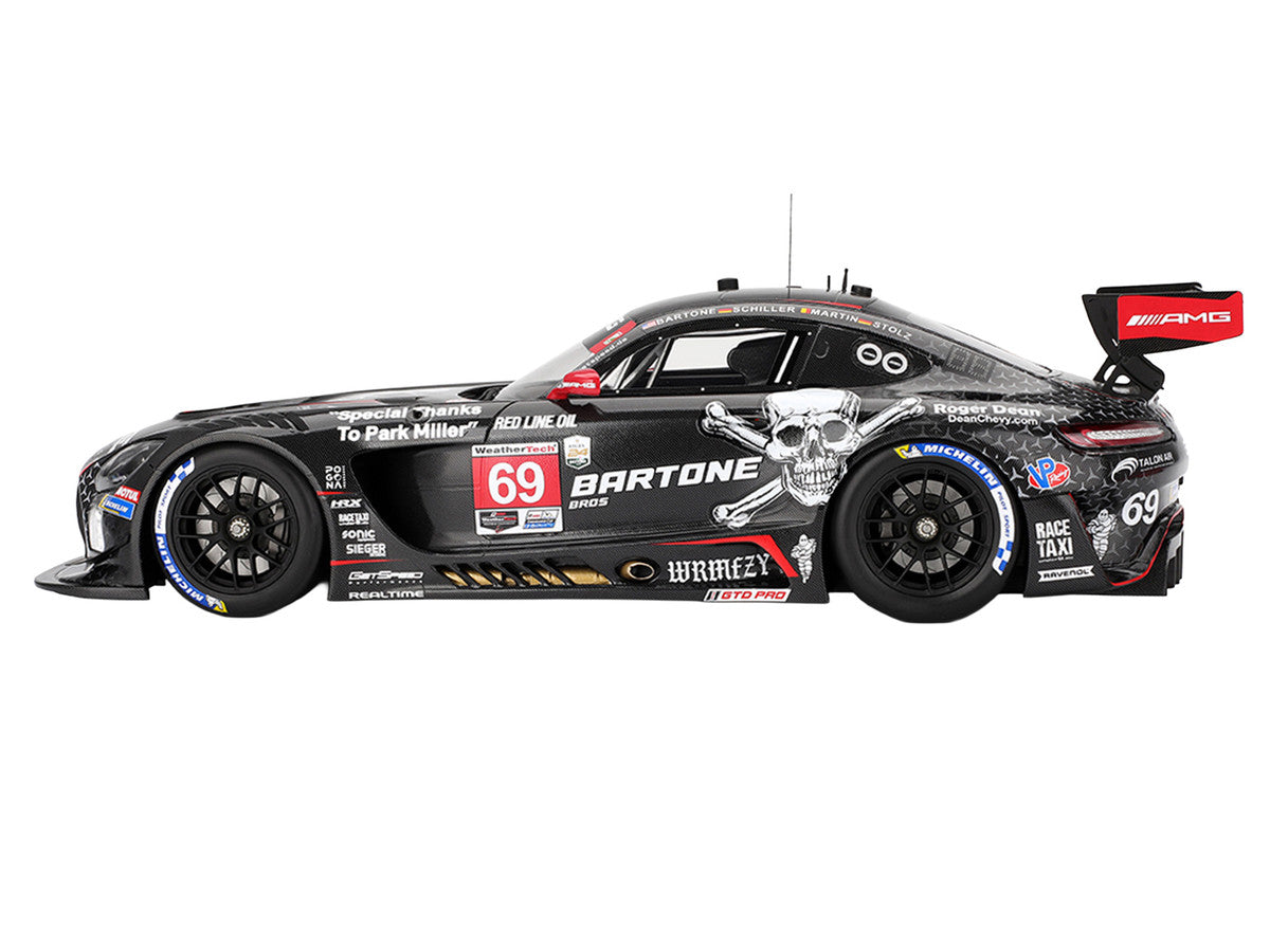 Mercedes-AMG GT3 EVO #69 Anthony Bartone - Maxime Martin - Fabian Schiller - Luca Stolz "GetSpeed" IMSA "24 Hours of Daytona" (2025) 1/18 Model Car by Top Speed LuxuryLifeWay Online Store