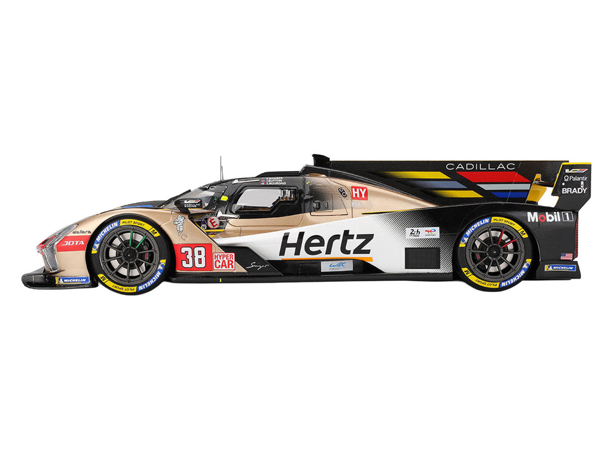 Cadillac V-Series.R #38 Earl Bamber - Sebastien Bourdais - Jenson Button "Cadillac Hertz Team Jota" FIA WEC "24 Hours of Le Mans" (2025) 1/18 Model Car by Top Speed LuxuryLifeWay Online Store
