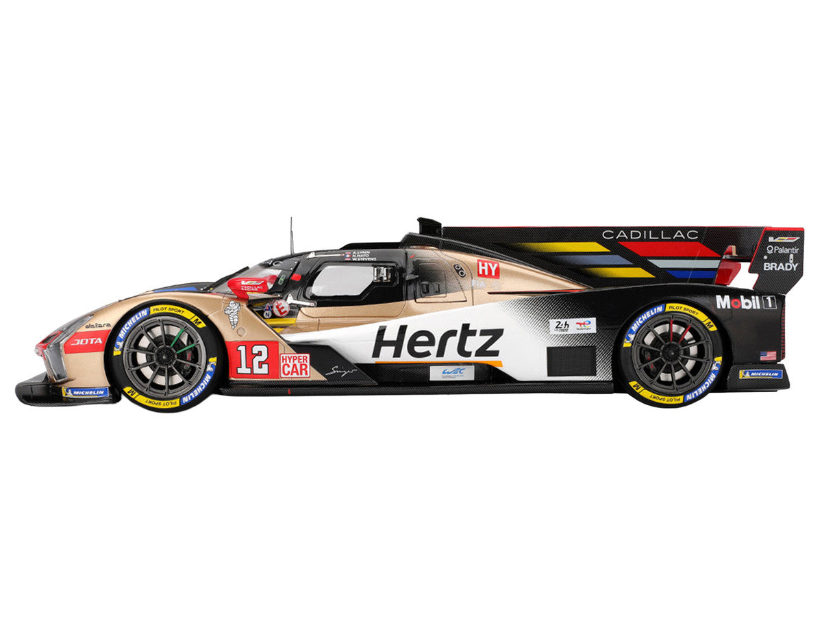 Cadillac V-Series.R #12 Alex Lynn - Norman Nato - Will Stevens "Cadillac Hertz Team Jota" FIA WEC "24 Hours of Le Mans" (2025) 1/18 Model Car by Top Speed LuxuryLifeWay Online Store