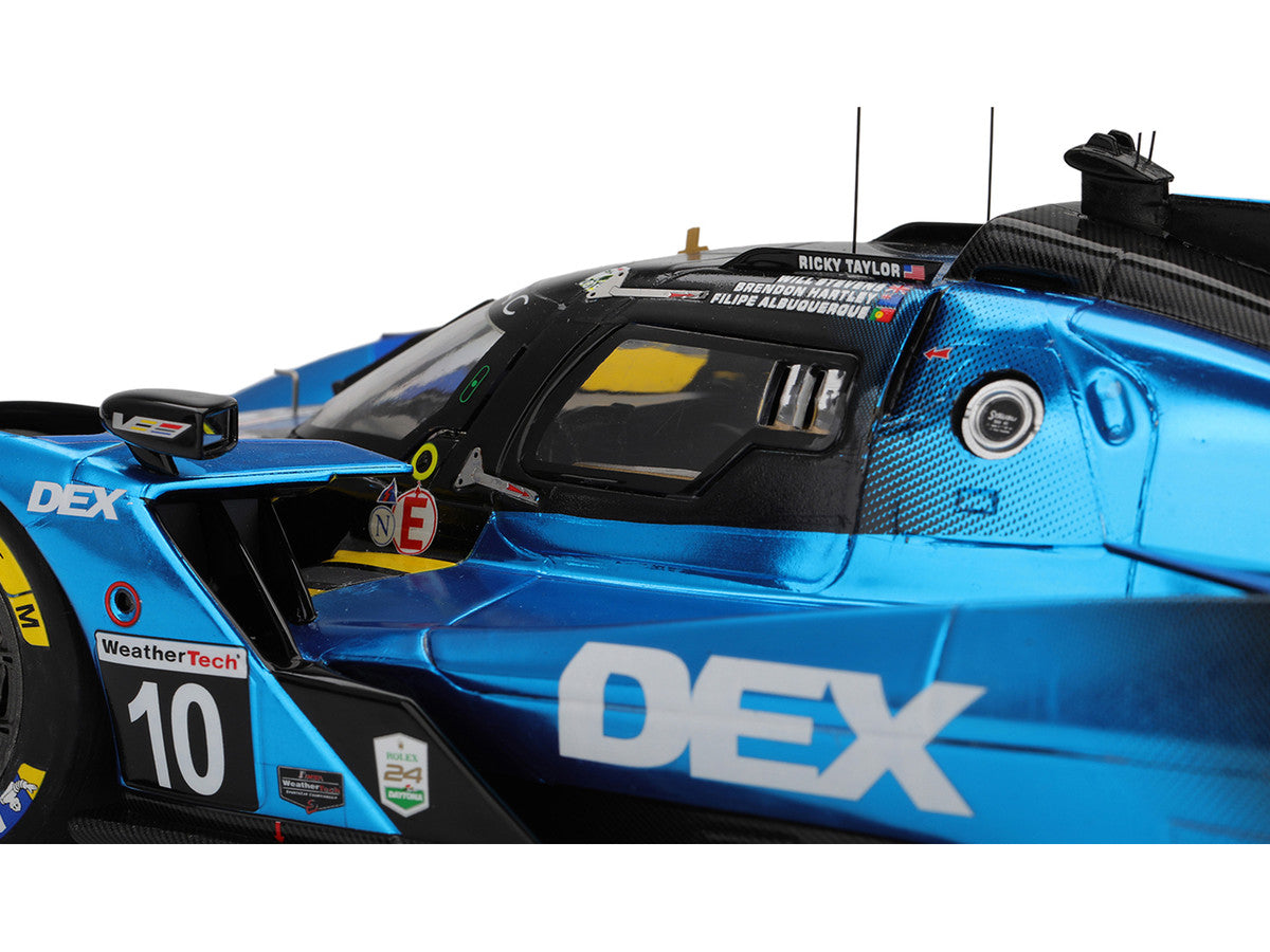 Cadillac V-Series.R #10 Filipe Albuquerque - Brendon Hartley - Will Stevens - Ricky Taylor "Cadillac Wayne Taylor Racing" IMSA "24 Hours of Daytona" (2025) 1/18 Model Car by Top Speed LuxuryLifeWay Online Store