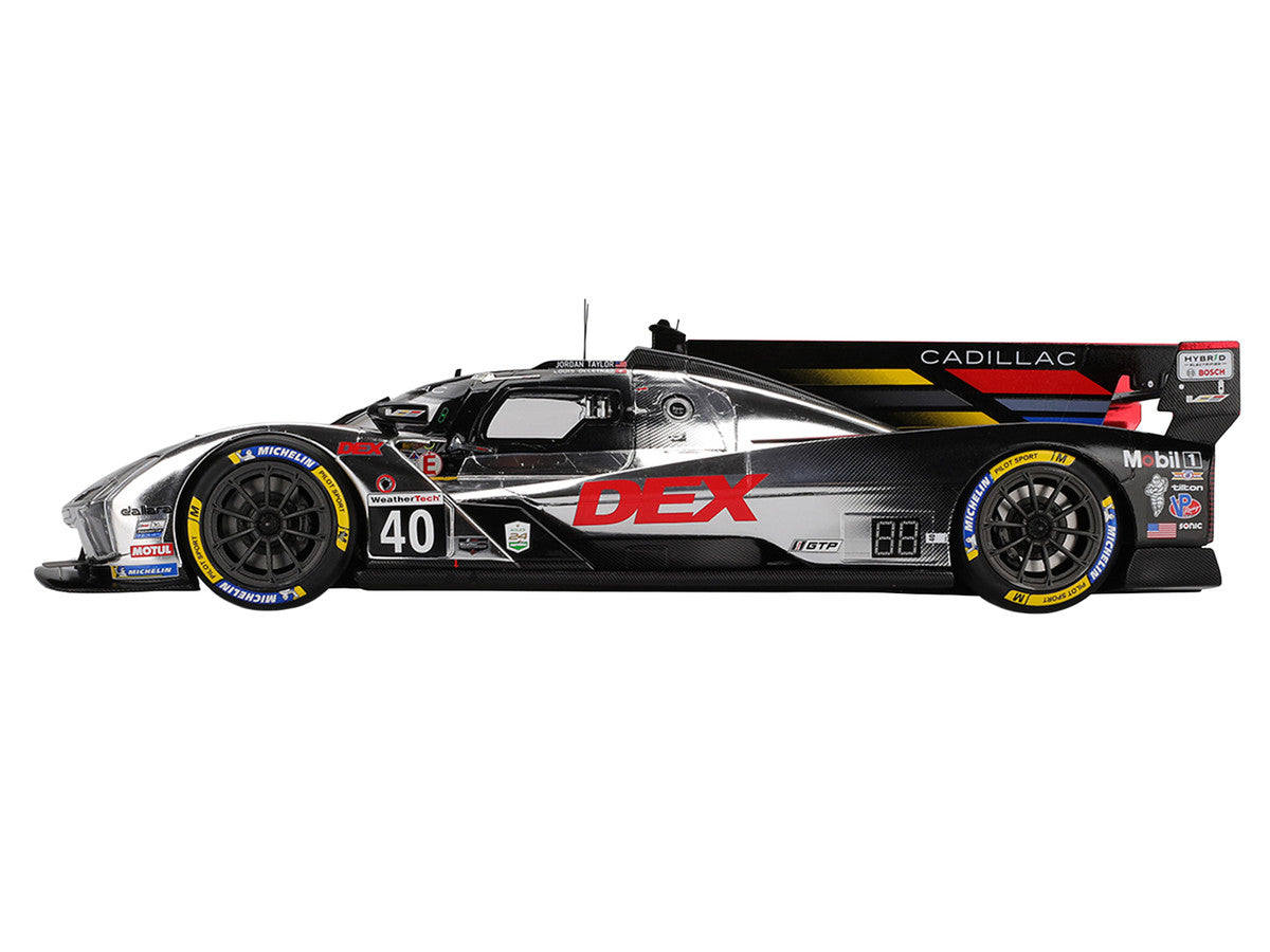 Cadillac V-Series.R #40 Louis Deletraz - Kamui Kobayashi - Jordan Taylor "Cadillac Wayne Taylor Racing" IMSA "24 Hours of Daytona" (2025) 1/18 Model Car by Top Speed LuxuryLifeWay Online Store