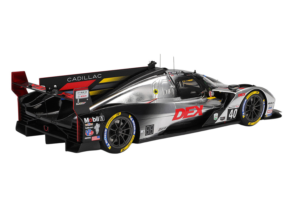 Cadillac V-Series.R #40 Louis Deletraz - Kamui Kobayashi - Jordan Taylor "Cadillac Wayne Taylor Racing" IMSA "24 Hours of Daytona" (2025) 1/18 Model Car by Top Speed LuxuryLifeWay Online Store