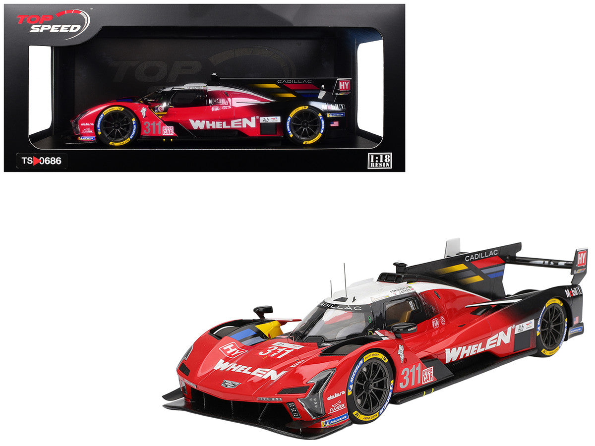 Cadillac V-Series.R #311 Jack Aitken - Felipe Drugovich - Frederik Vesti "Cadillac Whelen" FIA WEC "24 Hours of Le Mans" (2025) 1/18 Model Car by Top Speed LuxuryLifeWay Online Store