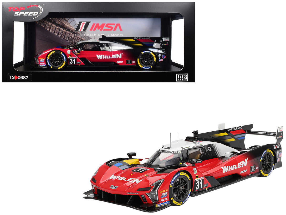 Cadillac V-Series.R #31 Jack Aitken - Felipe Drugovich - Frederik Vesti - Earl Bamber "Cadillac Whelen" IMSA "24 Hours of Daytona" (2025) 1/18 Model Car by Top Speed LuxuryLifeWay Online Store