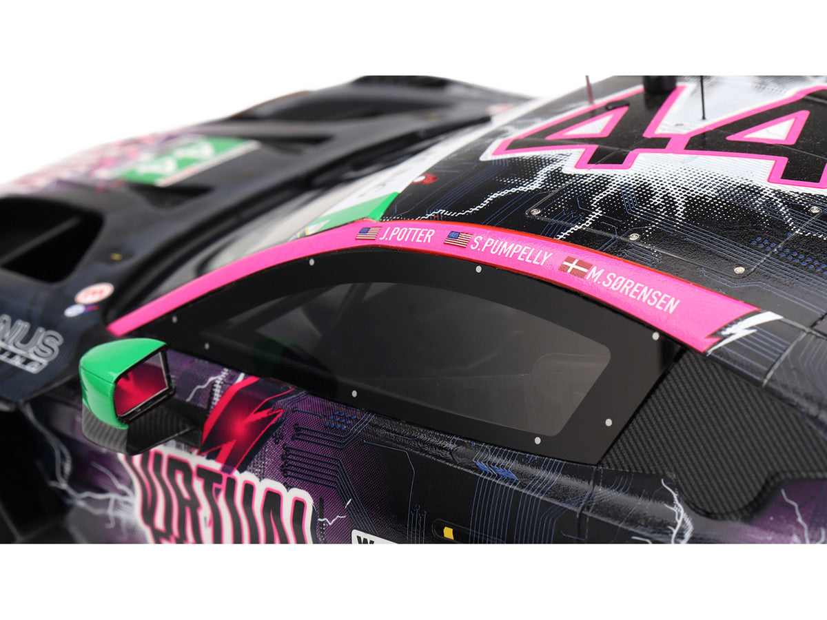 Aston Martin Vantage GT3 EVO #44 John Potter - Spencer Pumpelly - Marco Sorensen "Magnus Racing" IMSA "Six Hours of The Glen (Watkins Glen)" (2025) 1/18 Model Car by Top Speed LuxuryLifeWay Online Store