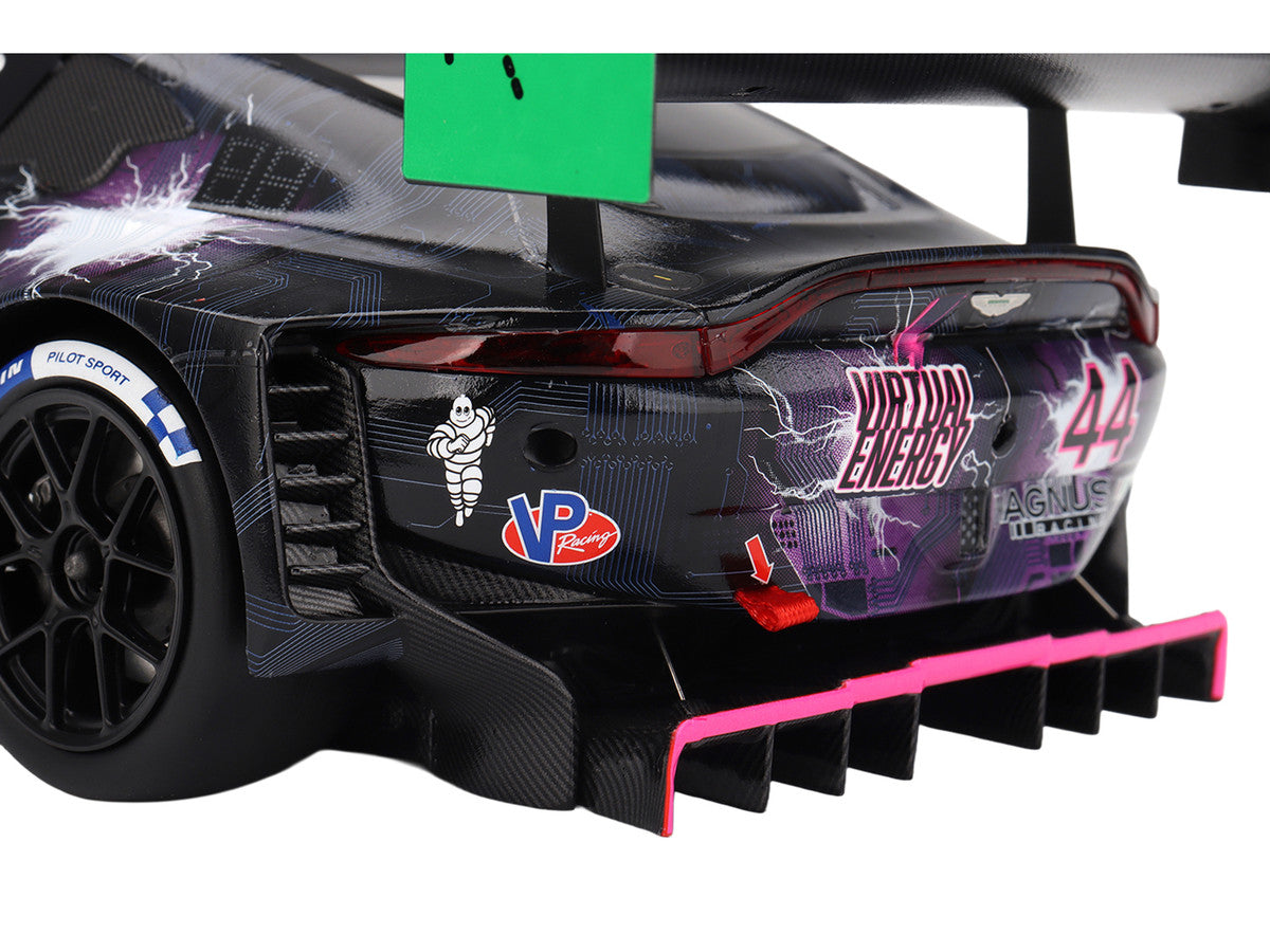 Aston Martin Vantage GT3 EVO #44 John Potter - Spencer Pumpelly - Marco Sorensen "Magnus Racing" IMSA "Six Hours of The Glen (Watkins Glen)" (2025) 1/18 Model Car by Top Speed LuxuryLifeWay Online Store
